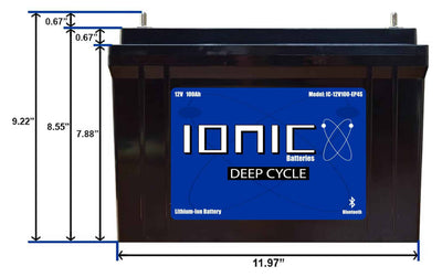 12 Volt 100Ah Lithium Deep Cycle Battery