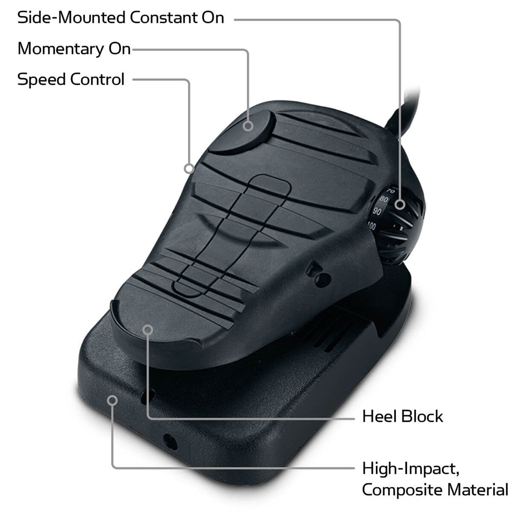 Minn Kota Edge 45 - Latch & Door - Foot Control - 12V-45lb-45"