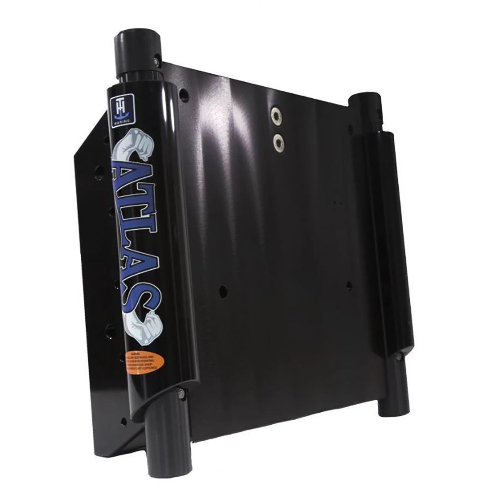 T-H Marine ATLAS™ 12" Set Back Hydraulic Jack Plate - Gloss Black Anodized