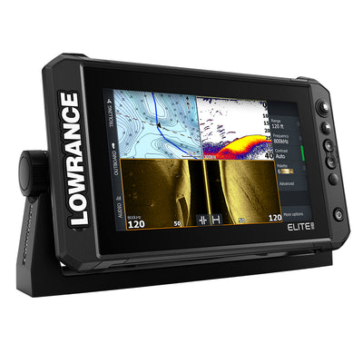 Lowrance Elite FS 9 Chartplotter-Fishfinder w-Active Imaging™ 3-in-1 Transom Mount Transducer