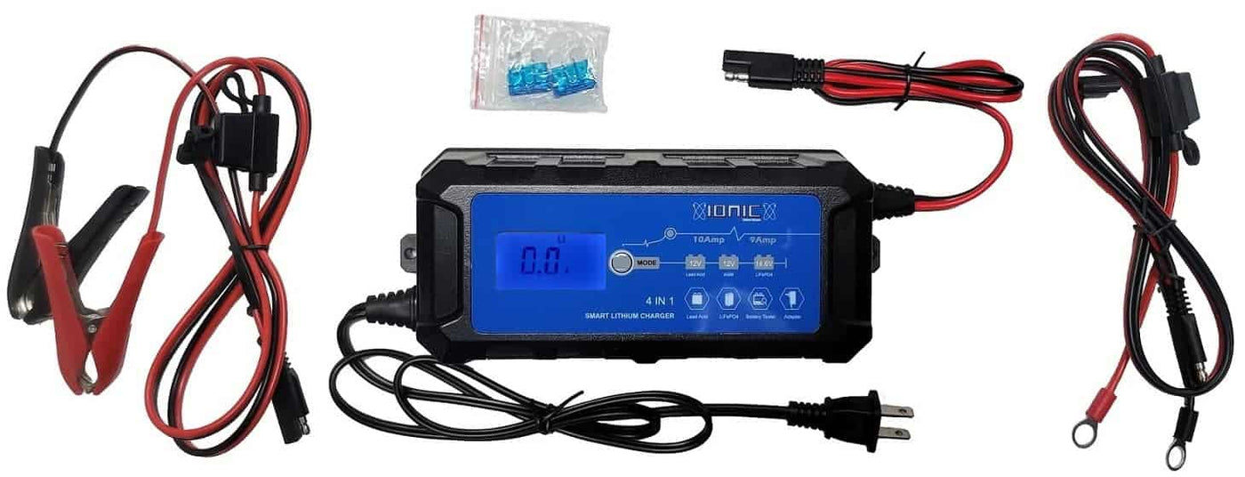 12V 10A Charger with LCD Screen – KnottyBoysFishing