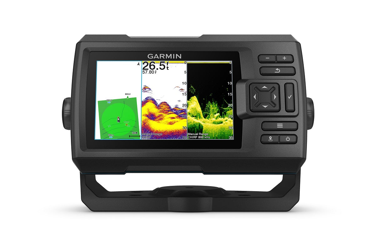 Garmin Striker Vivid 5cv 5"" Fishfinder Gps Track Plotter With Gt20  Not A Chart Plotter