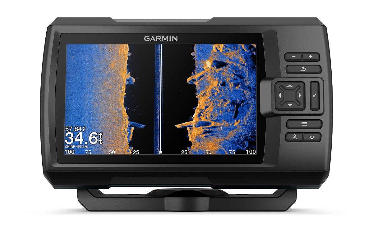 Garmin Striker Vivid 7sv 7"" Fishfinder Gps Track Plotter With Gt52 Not A Chart Plotter